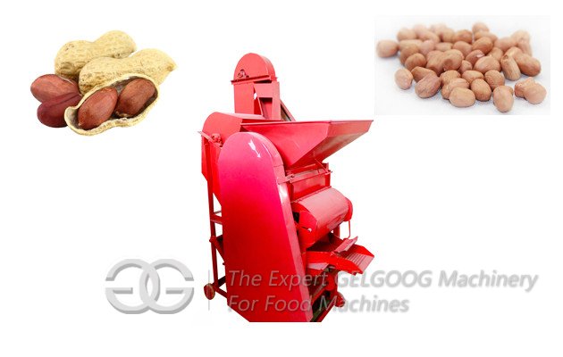 Red Peanut Shelling Machine For Commercial Use