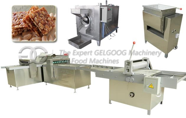 100 kg/h Peanut Brittle Making Machine for Sale
