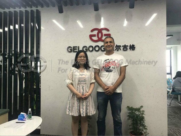 California customer visit our company