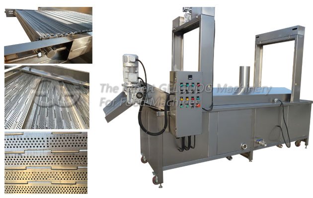 Continuous Chin Chin Frying Machine