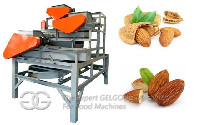 Almond Shell Cracking Machine With Stainless Steel