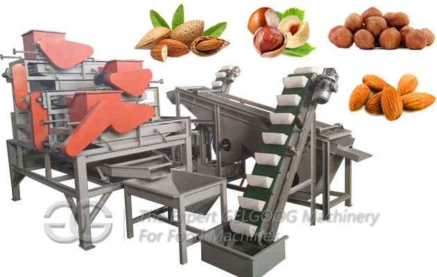 Three Stage Almond Shelling Machine For Sale