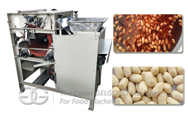 Blanched Almond Peeling Machine|Peanut Wet Skin Peeler