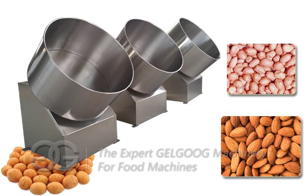 Almond Coating Machine|Coated Cashew Nut Making Machine