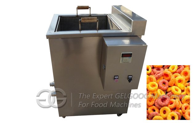 small scale snacks foods frying machine
