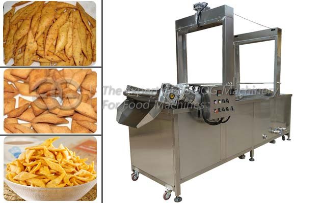 Continuous Frying Machine for Snacks