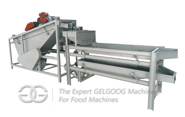 Almond Shelling Hulling Production Line