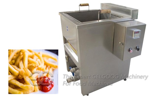Small Manual Model Water-Oil Mix Peanut Deep Fryer Machine