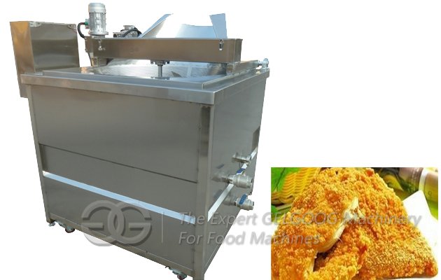 Gas Heating Automatic Peanut Deep Fryer Machine 