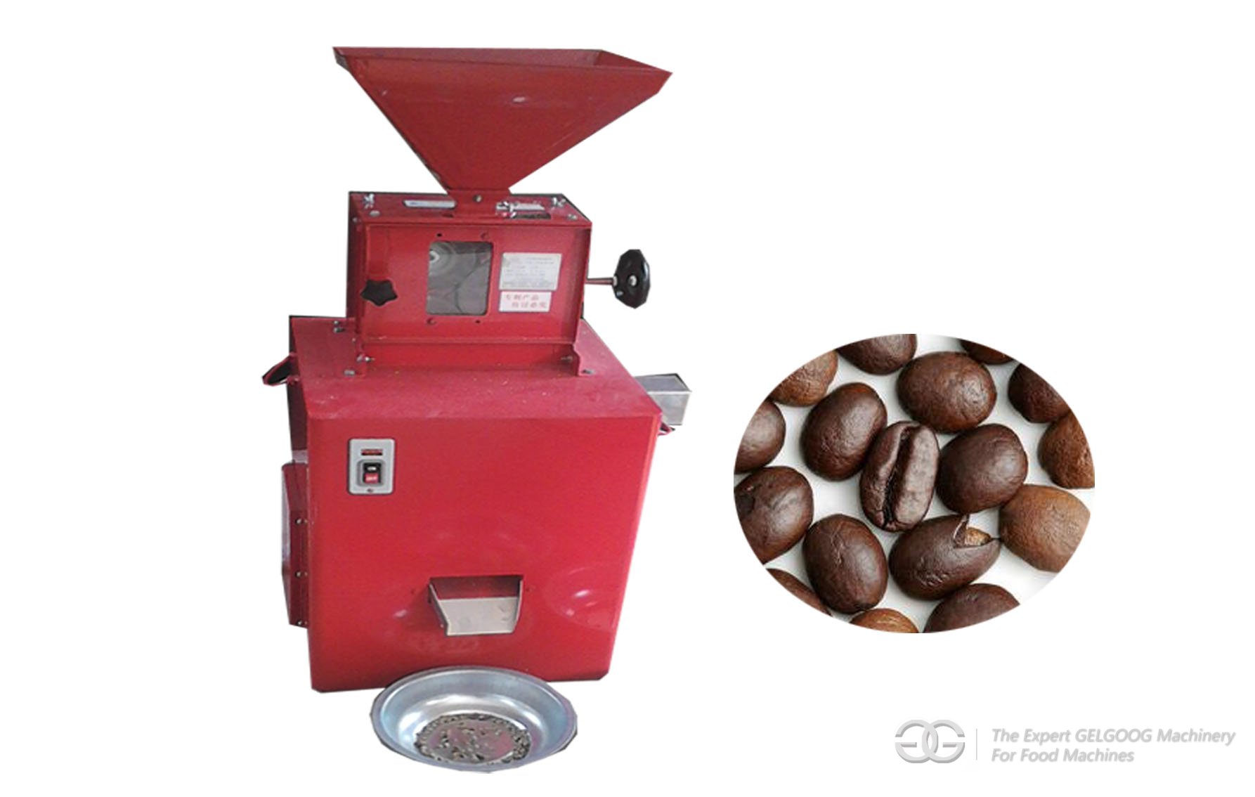 Coffee Bean Husking Machine For Bautiful Durable Small Type 
