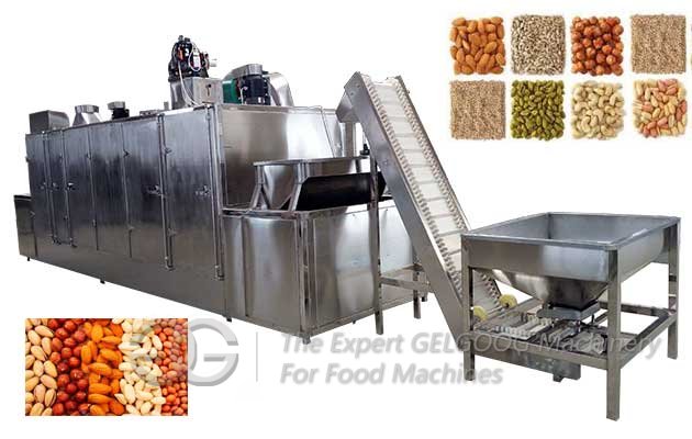 New Designed Belt Type Nut Roasting Machine