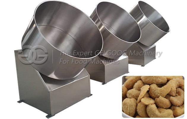 Automatic Cashew Nuts Coating