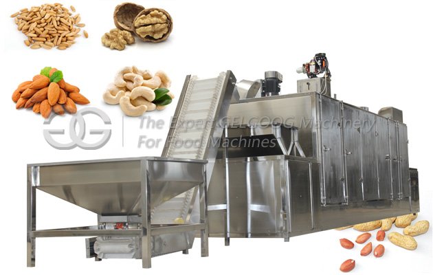 Continuous Almond Roasting Machine With Factory Price