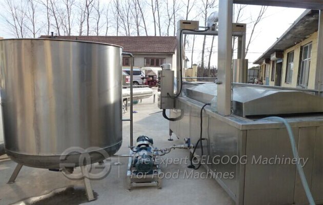 Continuous Peanut Fryer Machine