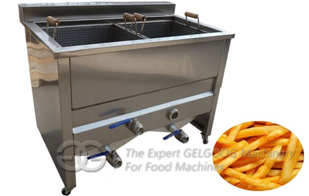 Double Tanks Coated Peanut Fryer Machine